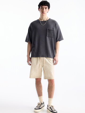 Pull&Bear Loosefit Broek in Beige