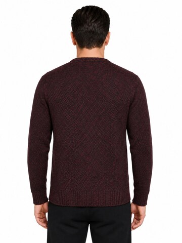 ALLTHEMEN Knit Cardigan in Red