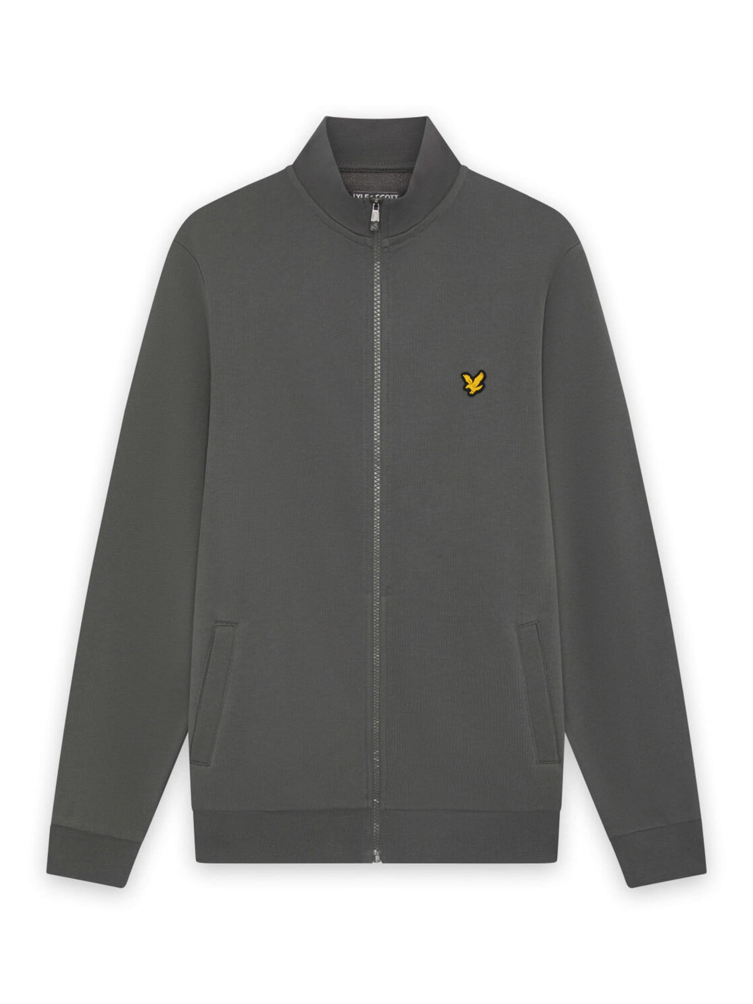 Lyle & Scott Sweatvest in XS in de kleur Donkergrijs, Productweergave