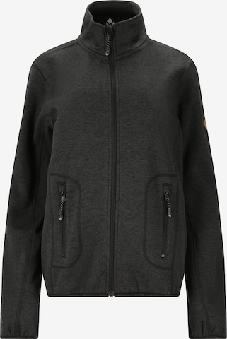 Whistler Fleecejacke 'SAMANI' in Schwarz: Vorderseite