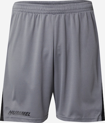 Hummel Sportshorts in Grau: Vorderseite