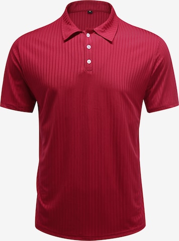 ALLTHEMEN Shirt 'Rhythmus' in Red: front