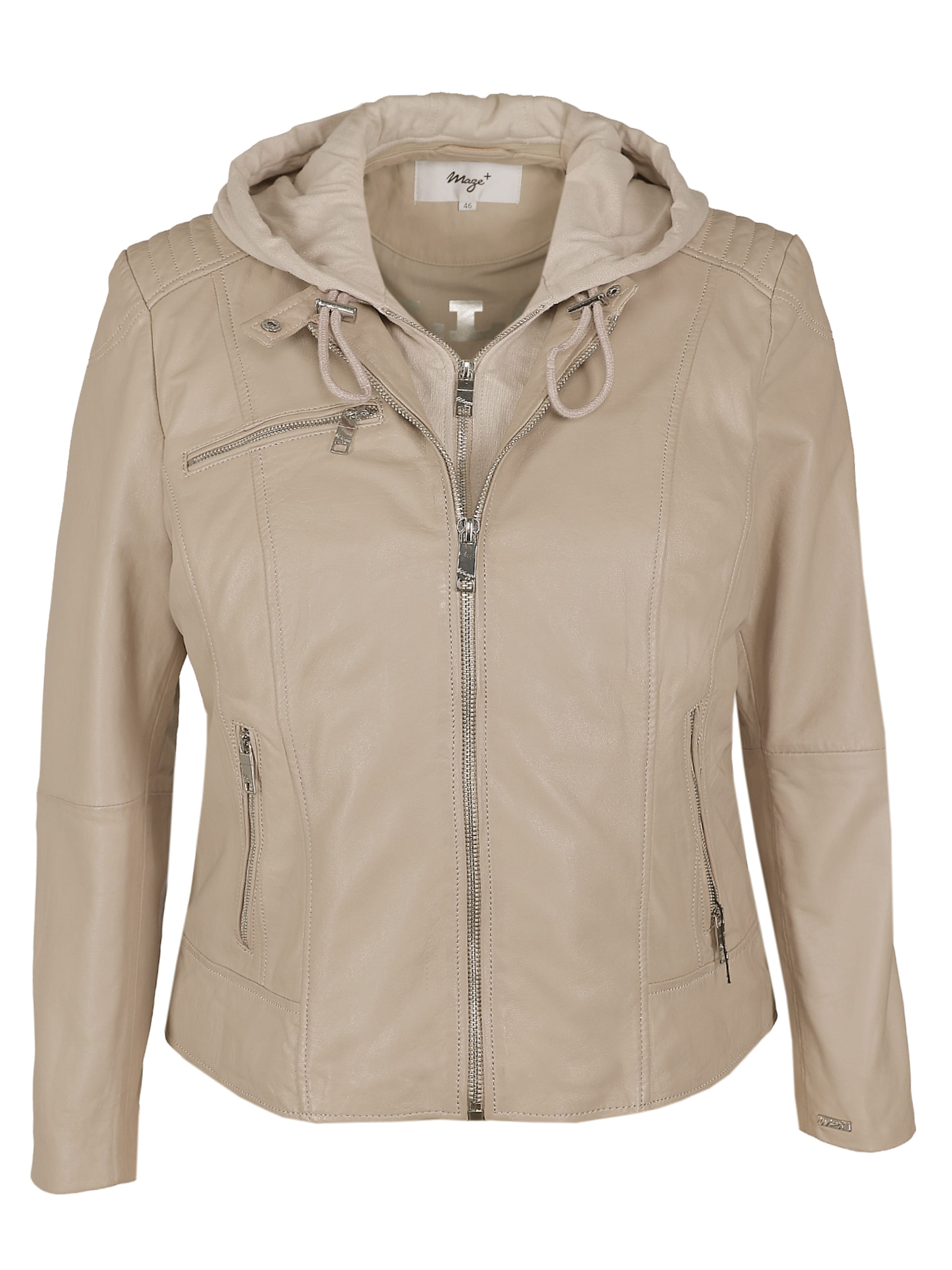 Maze Tussenjas in Beige: voorkant