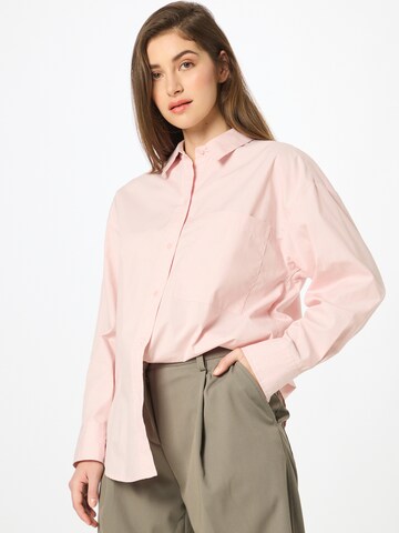 Abercrombie & Fitch Bluzka w kolorze różowy: przód