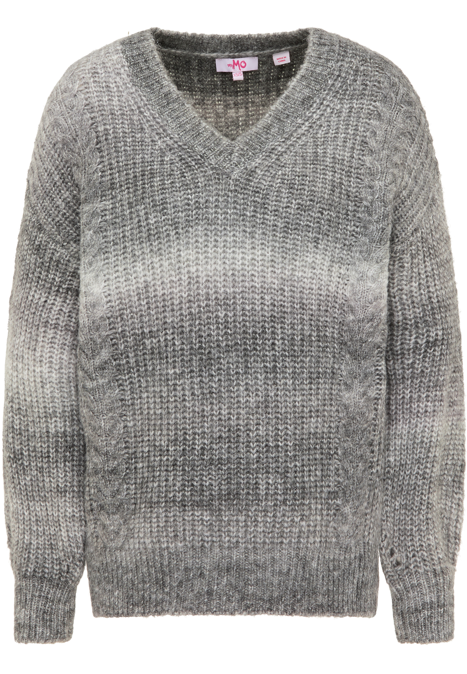 rgUlb Donna MYMO Pullover in Grigio, Grigio Chiaro rgUlb Donna MYMO Pullover in Grigio, Grigio Chiaro