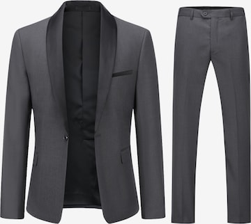 YOUTHUP Suit in Grey: front
