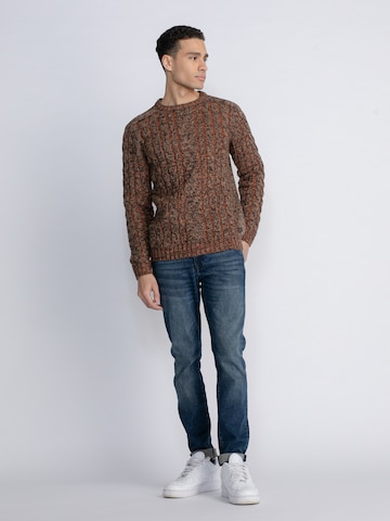 Petrol Industries Sweater 'Grayslake' in Brown