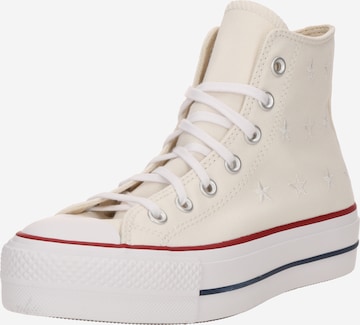 CONVERSE Korkeavartiset tennarit 'CTAS' värissä beige: etupuoli