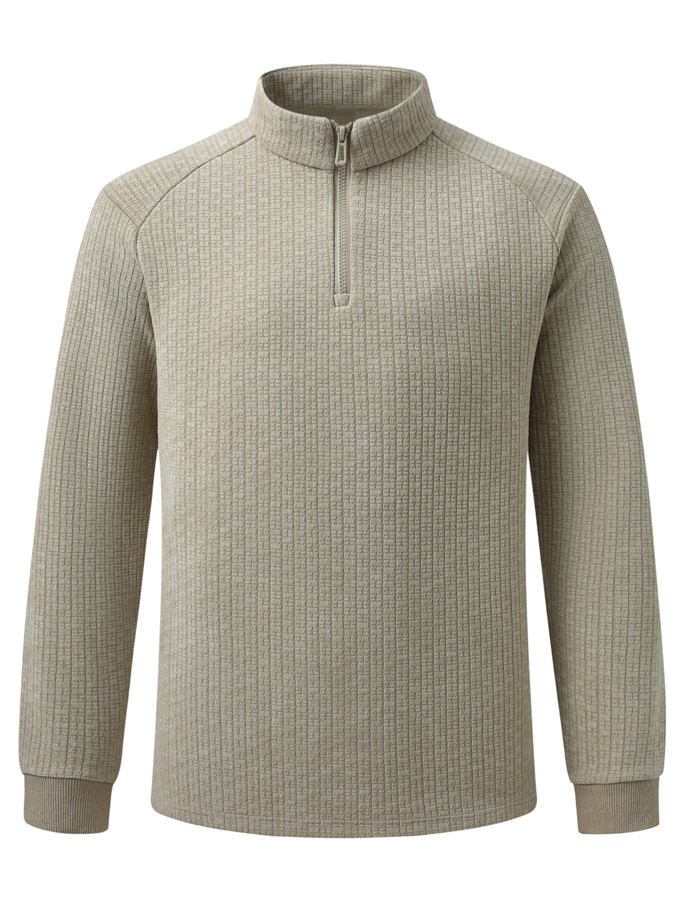 ALLTHEMEN Sweatshirt 'Stille' in Green: front