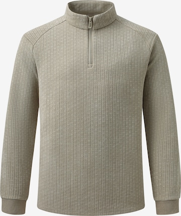 ALLTHEMEN Sweatshirt 'Stille' in Green: front