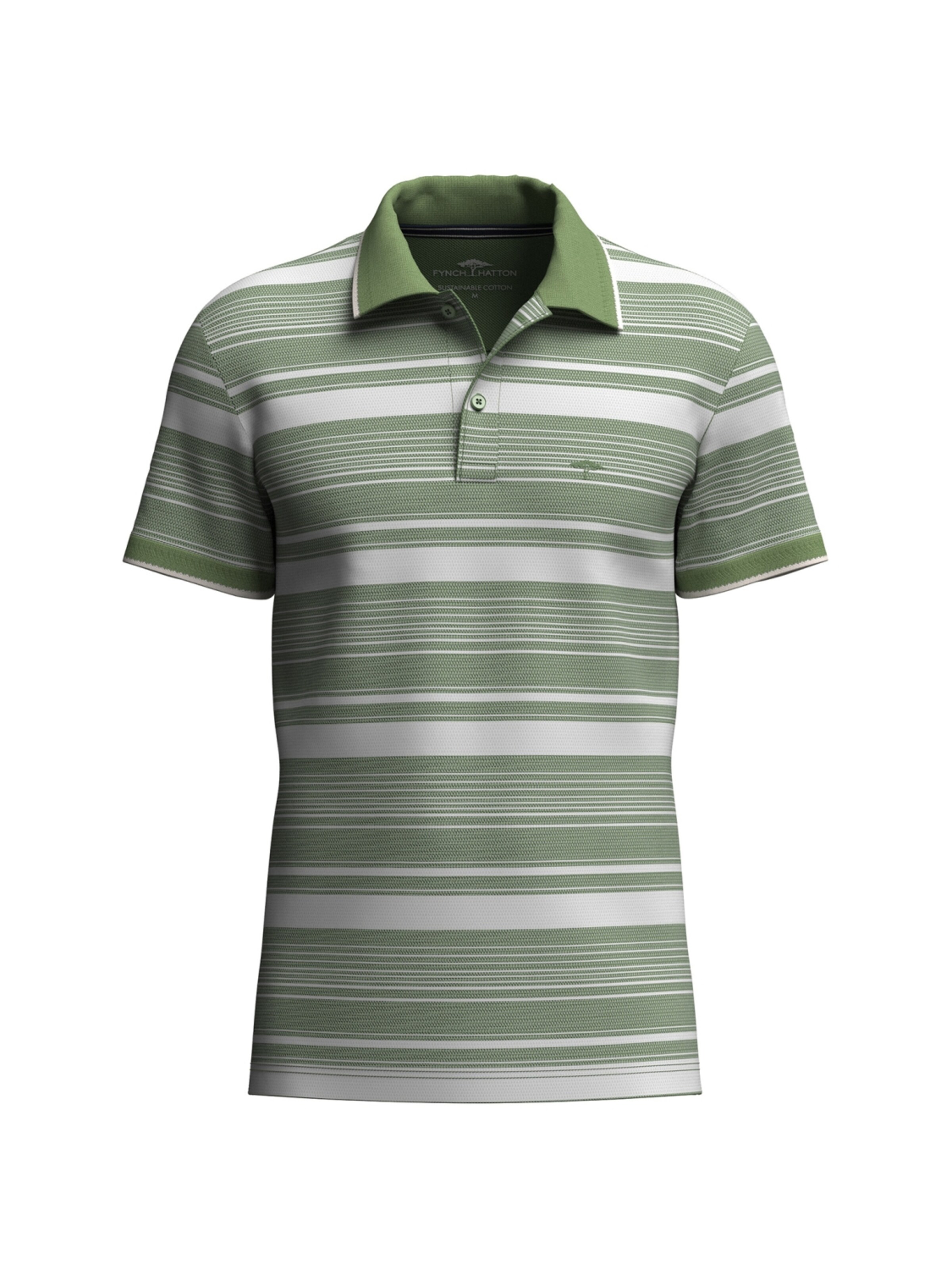 Fynch Hatton Shirt 'FYNCH-HATTON'‌‌‌‌‌ in Grün: Vorderseite
