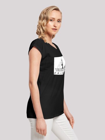 F4NT4STIC Shirt 'Friends TV Serie Fountain' in Black