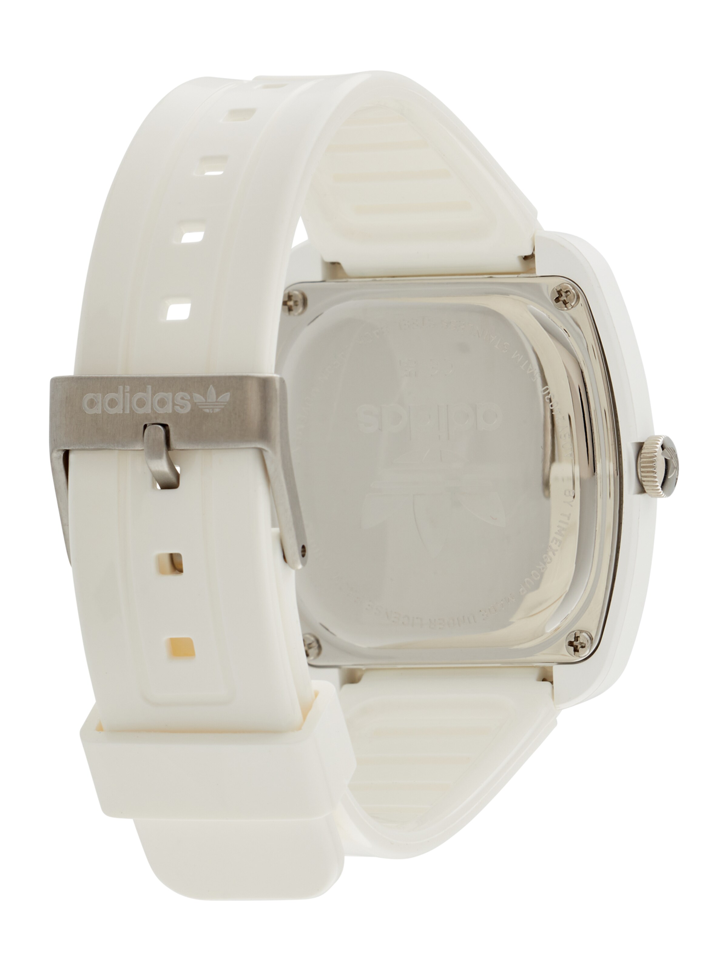 ADIDAS ORIGINALS Analogt ur 'Retro Wave Two' i hvid