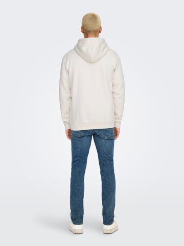 Only & Sons Sweatshirt 'ONSDawson' in Wit