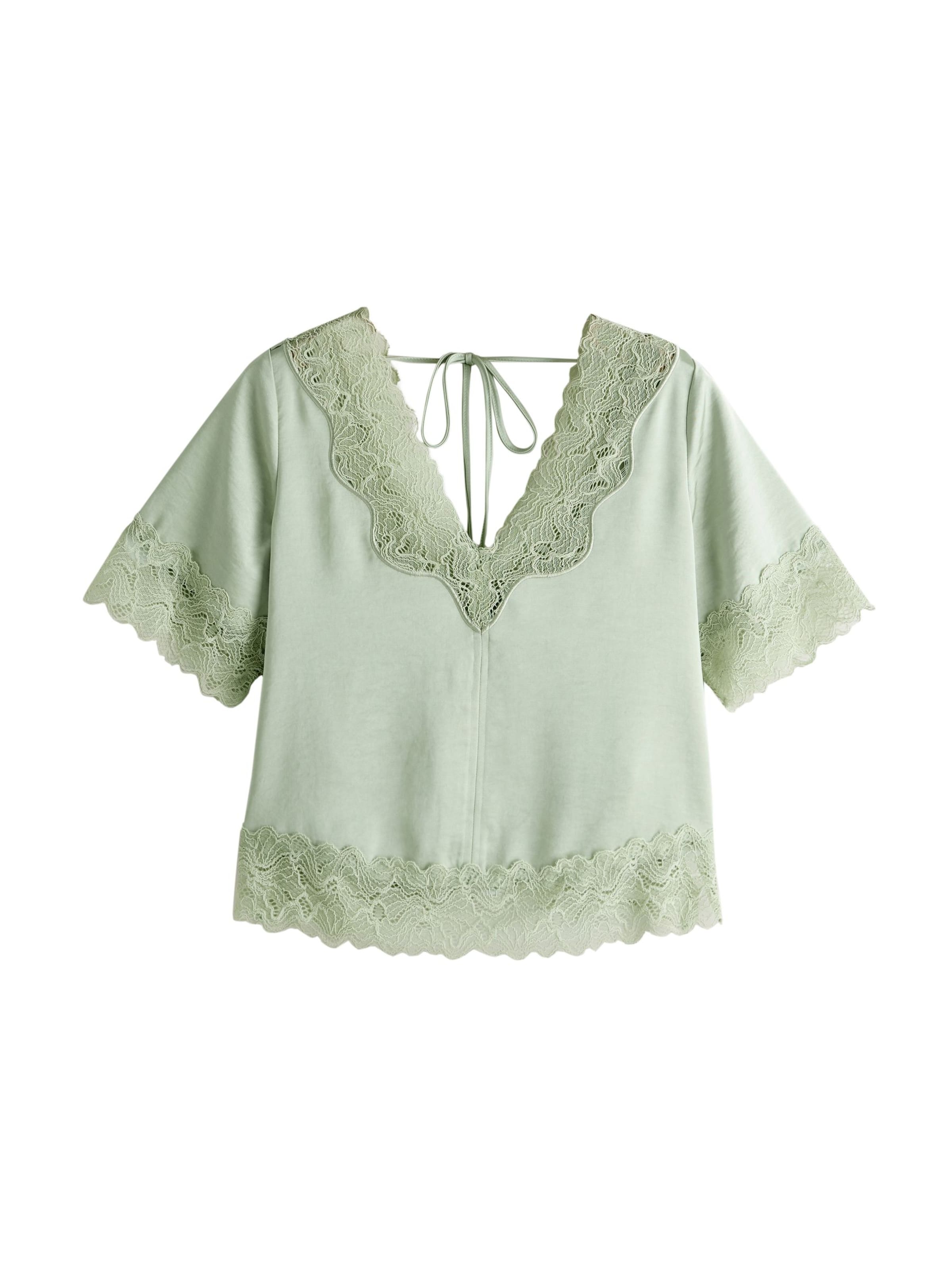 Chemisier Next en vert : devant