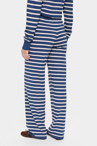 SAINT TROPEZ Regular Hose 'Mila' in Blau
