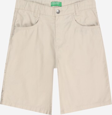 UNITED COLORS OF BENETTON Regular Broek in Beige: voorkant