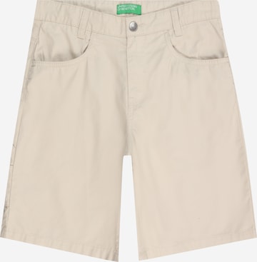 UNITED COLORS OF BENETTON Regular Shorts in Beige: predná strana