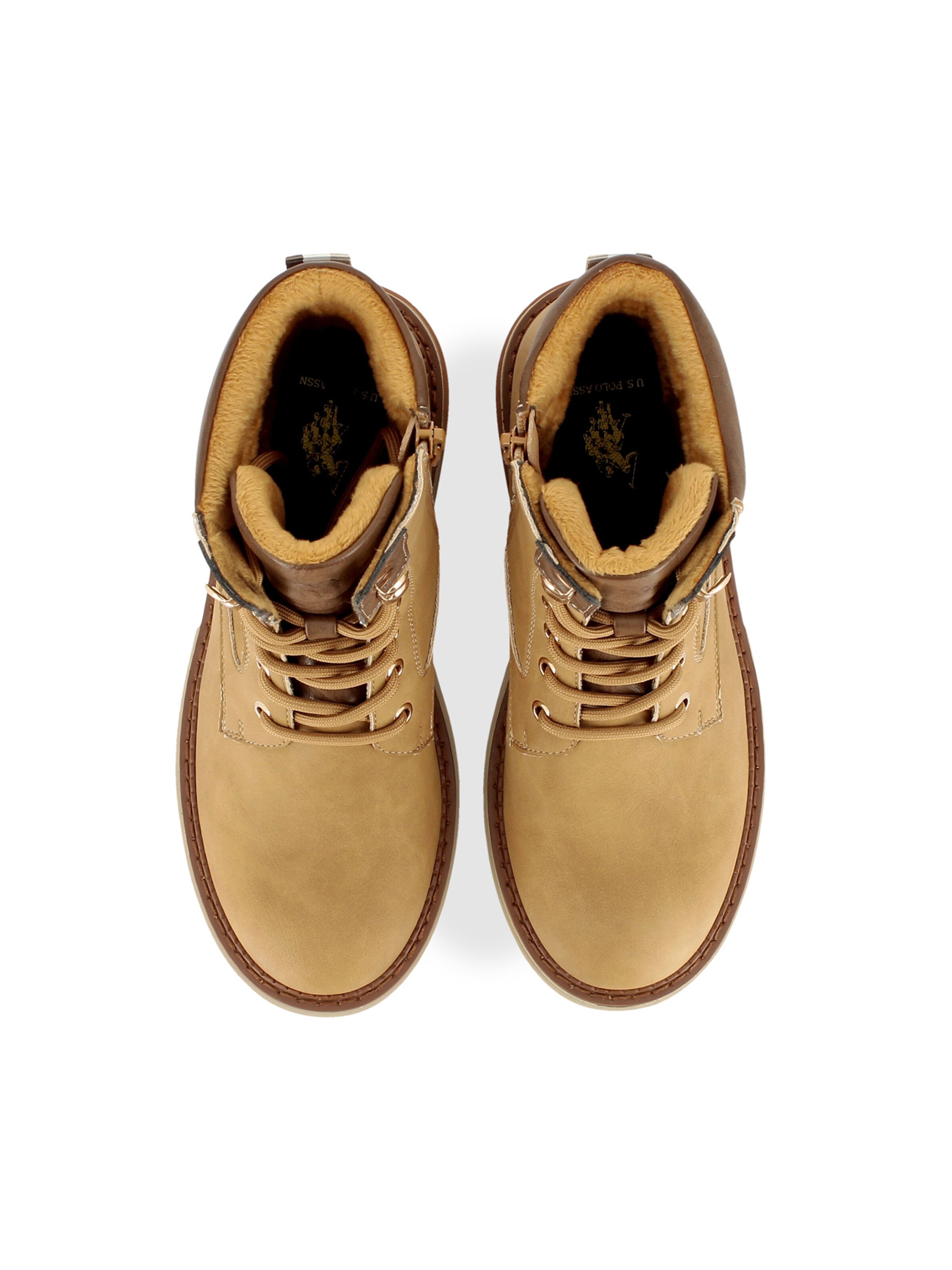 Bottines à lacets 'Anita' US POLO ASSN. en marron