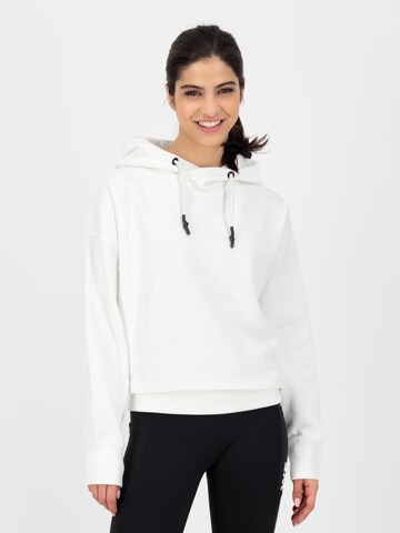 Sweat-shirt 'GinnyAK' Alife and Kickin en blanc : devant