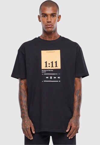 MT Upscale Shirt '1:11' in Black: front