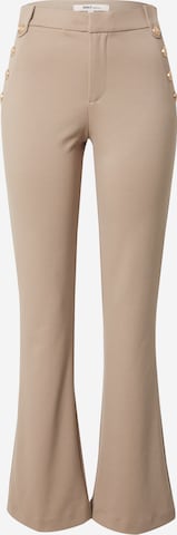 ONLYFlared/zvonoliki kroj Hlače 'ONLPEACH' - bež boja: prednji dio