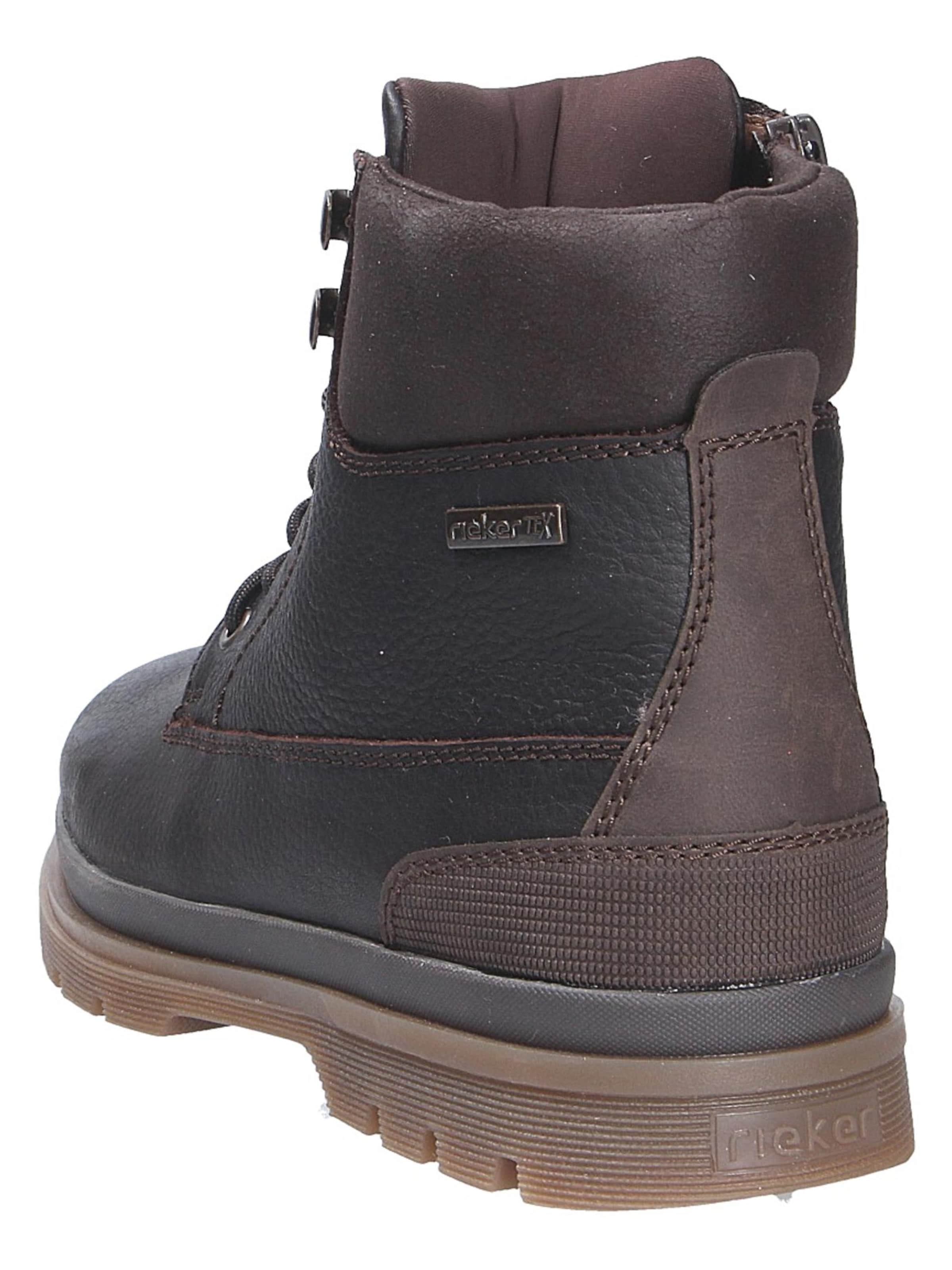 Bottines à lacets Rieker en marron