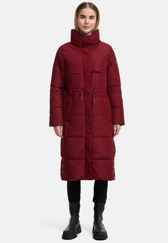 NAVAHOO Winter coat 'Der Wahnsinn 14' in Red: front