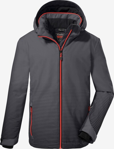 KILLTEC Athletic Jacket in Anthracite / Coral, Item view