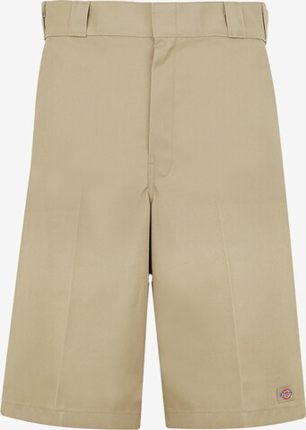 DICKIES Regular Bügelfaltenhose in Beige: predná strana