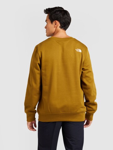 Felpa 'DREW PEAK' di THE NORTH FACE in giallo