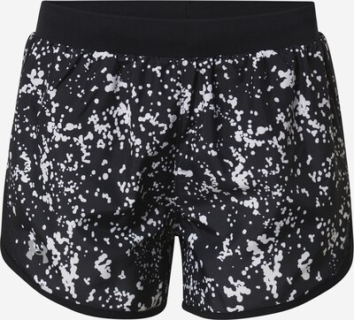 UNDER ARMOUR Športne hlače 'Fly By 2.0' | črna / bela barva, Prikaz izdelka