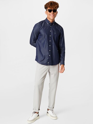 FYNCH-HATTON Regular fit Button Up Shirt in Blue