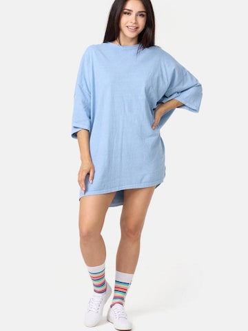 Worldclassca Oversized Shirt in Blue: front
