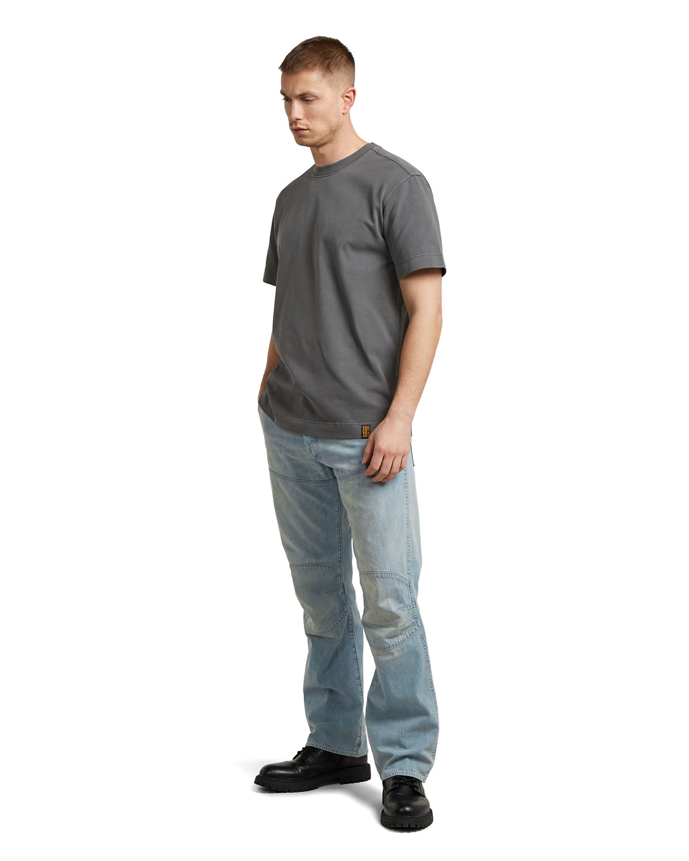 G-STAR Shirt 'GS-01 Washed T-Shirt' in Black