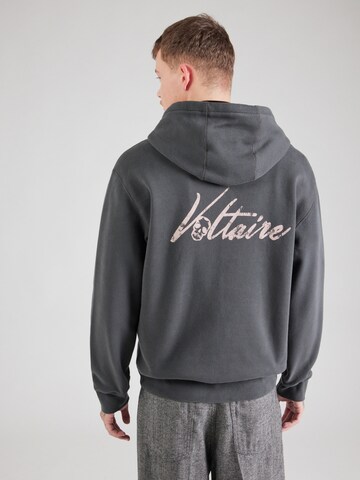 Zadig & Voltaire Zip-Up Hoodie 'SACHA' in Grey: front