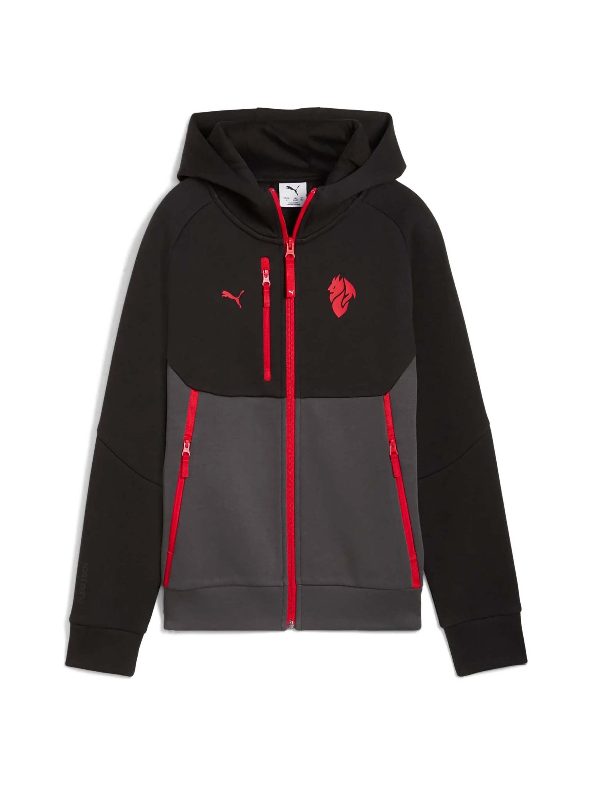Sweat de sport PUMA en noir : devant