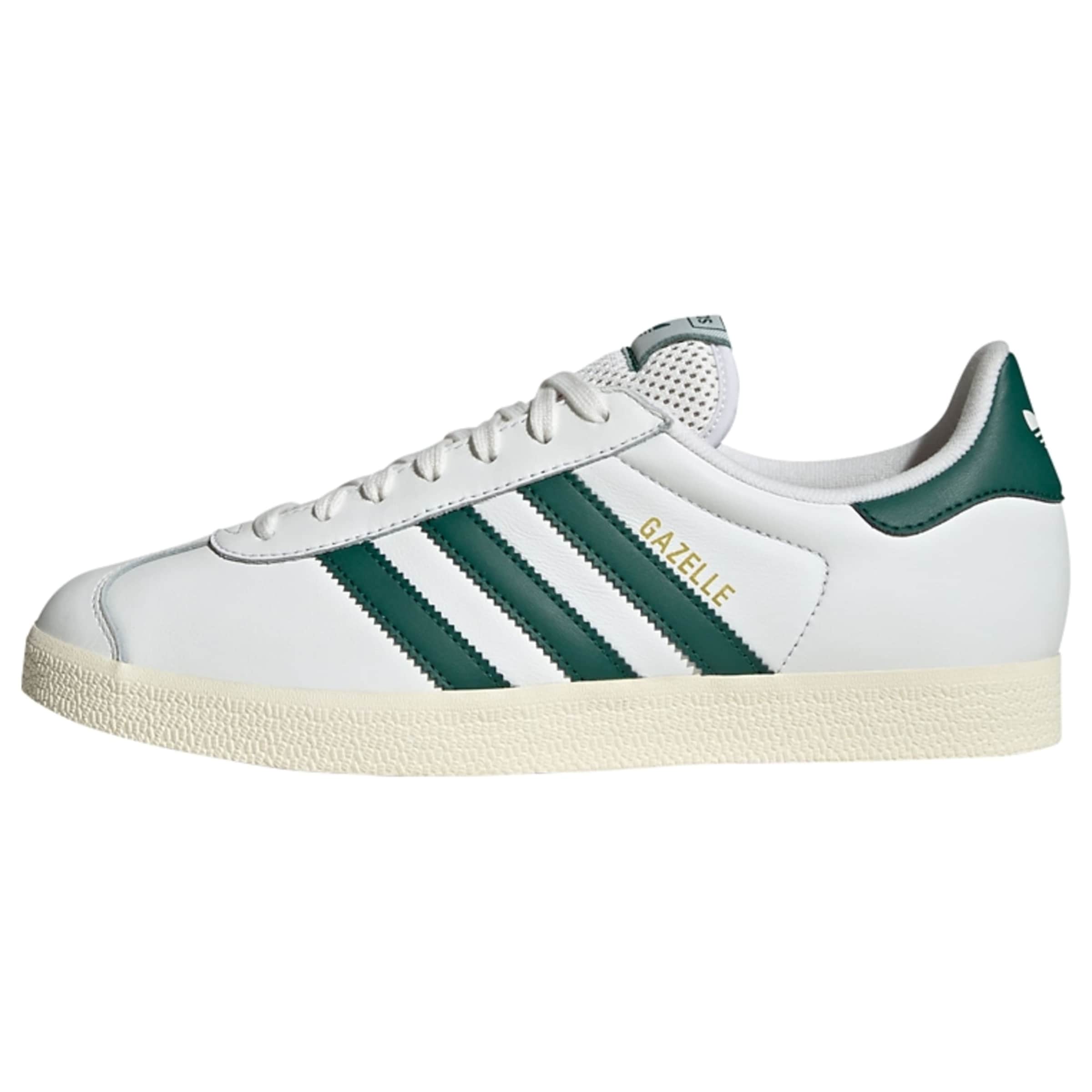 Baskets basses 'Gazelle' ADIDAS ORIGINALS en blanc : devant