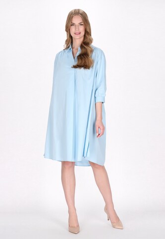 DreiMaster Klassik Blousejurk in Blauw