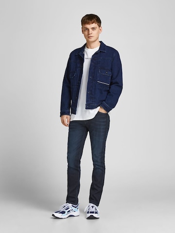 JACK & JONES Szabványos Farmer 'Mike' - kék