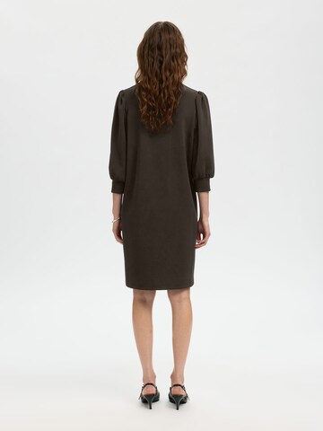 Robe 'SLFTenny' SELECTED en marron