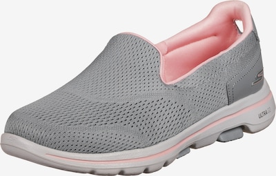 SKECHERS Athletic Shoes 'GOwalk 5' in Light grey / Pink, Item view