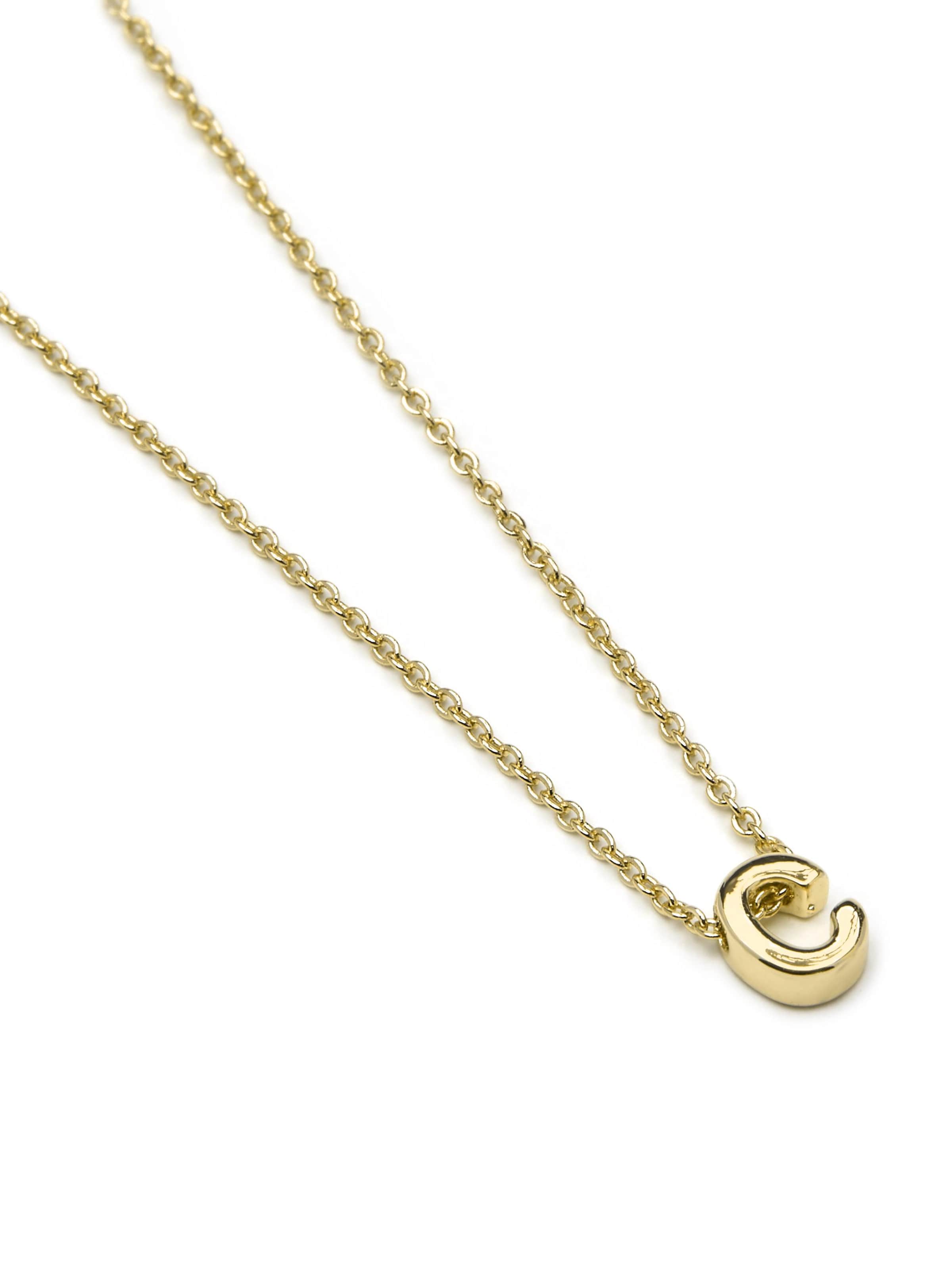 Luxenter - Cadena 'Alphabet C' en oro