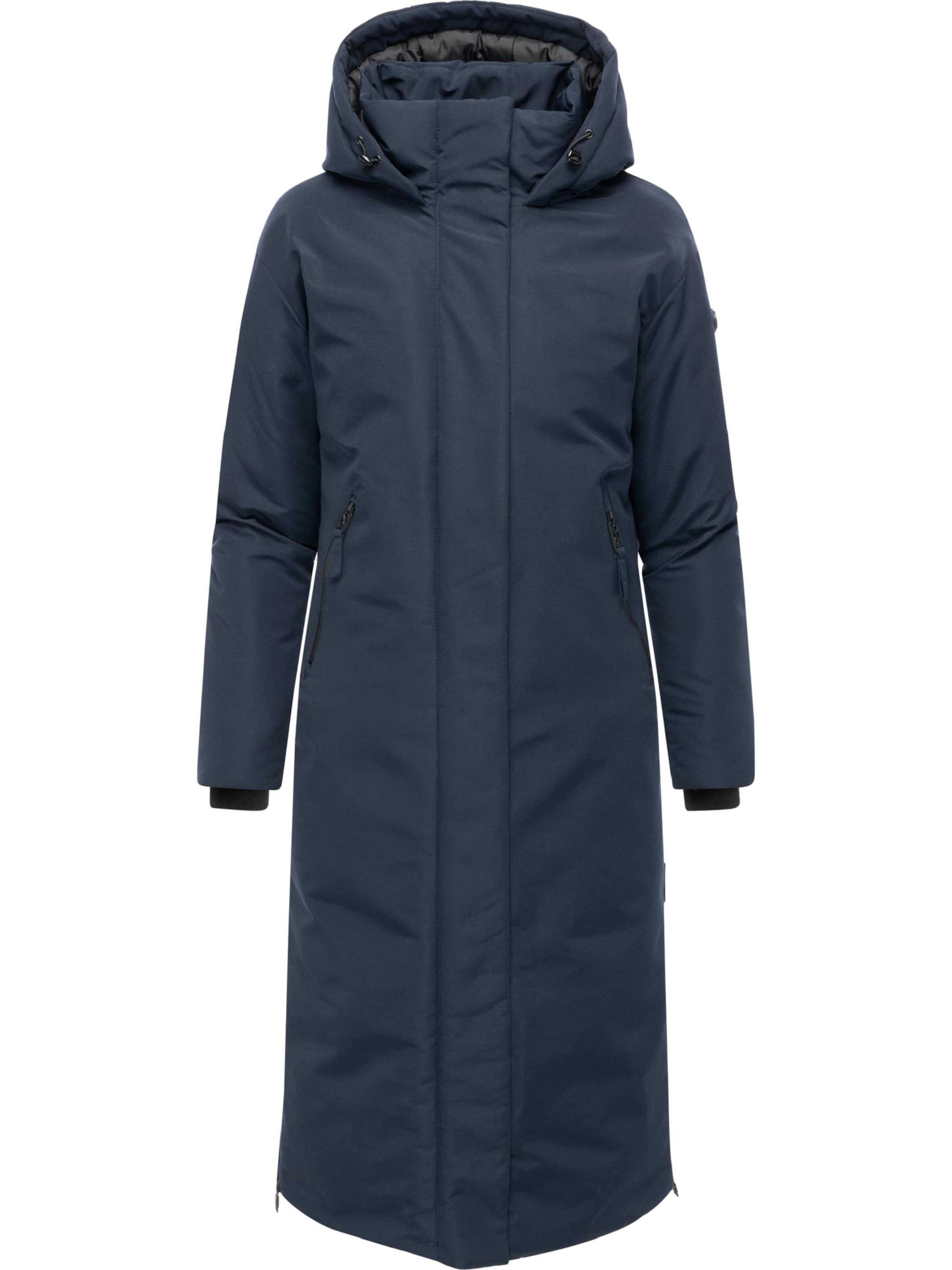 zils NAVAHOO Ziemas mētelis 'Schneewächter 14': no priekšpuses