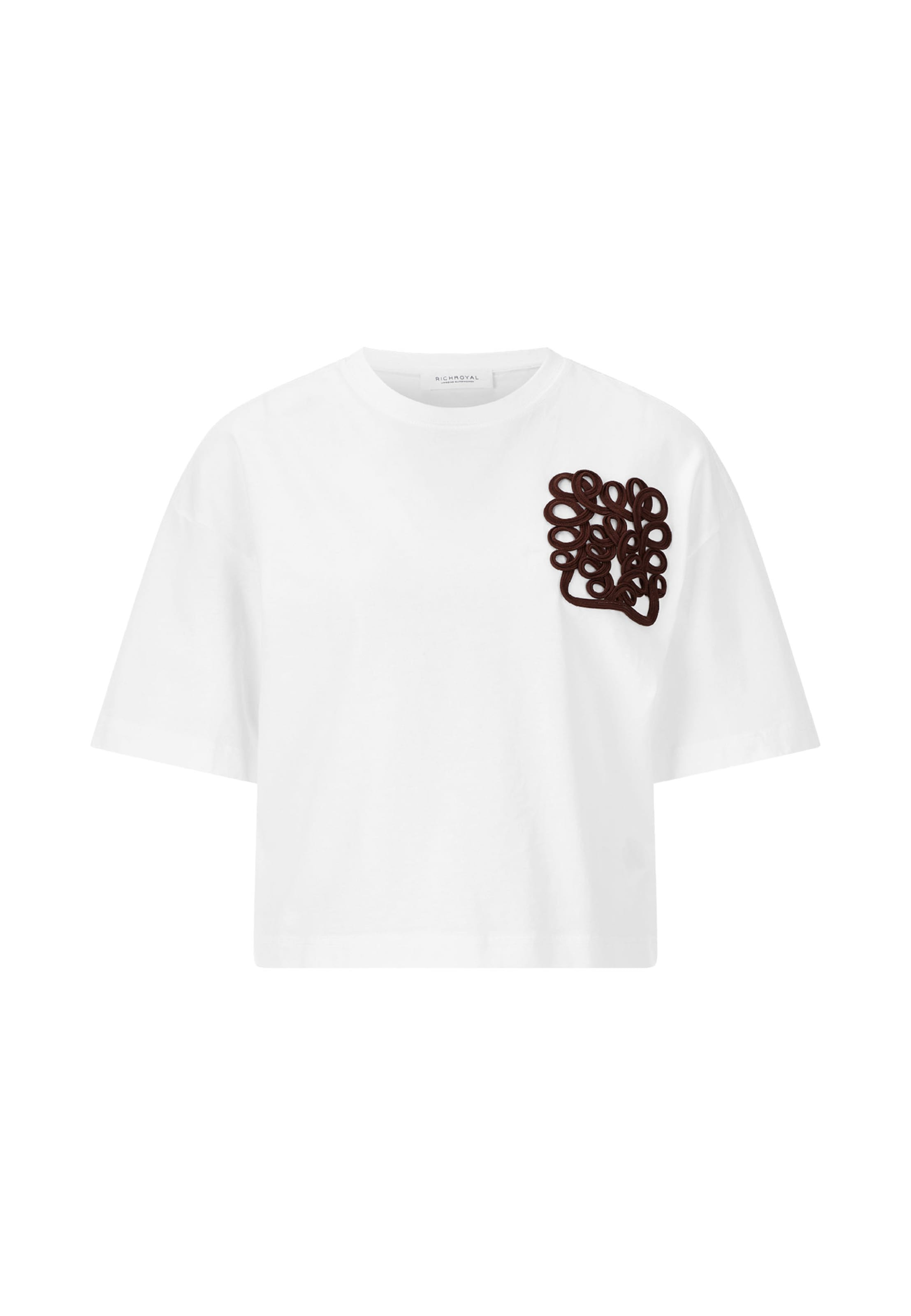 Tricou de la Rich & Royal pe alb: față