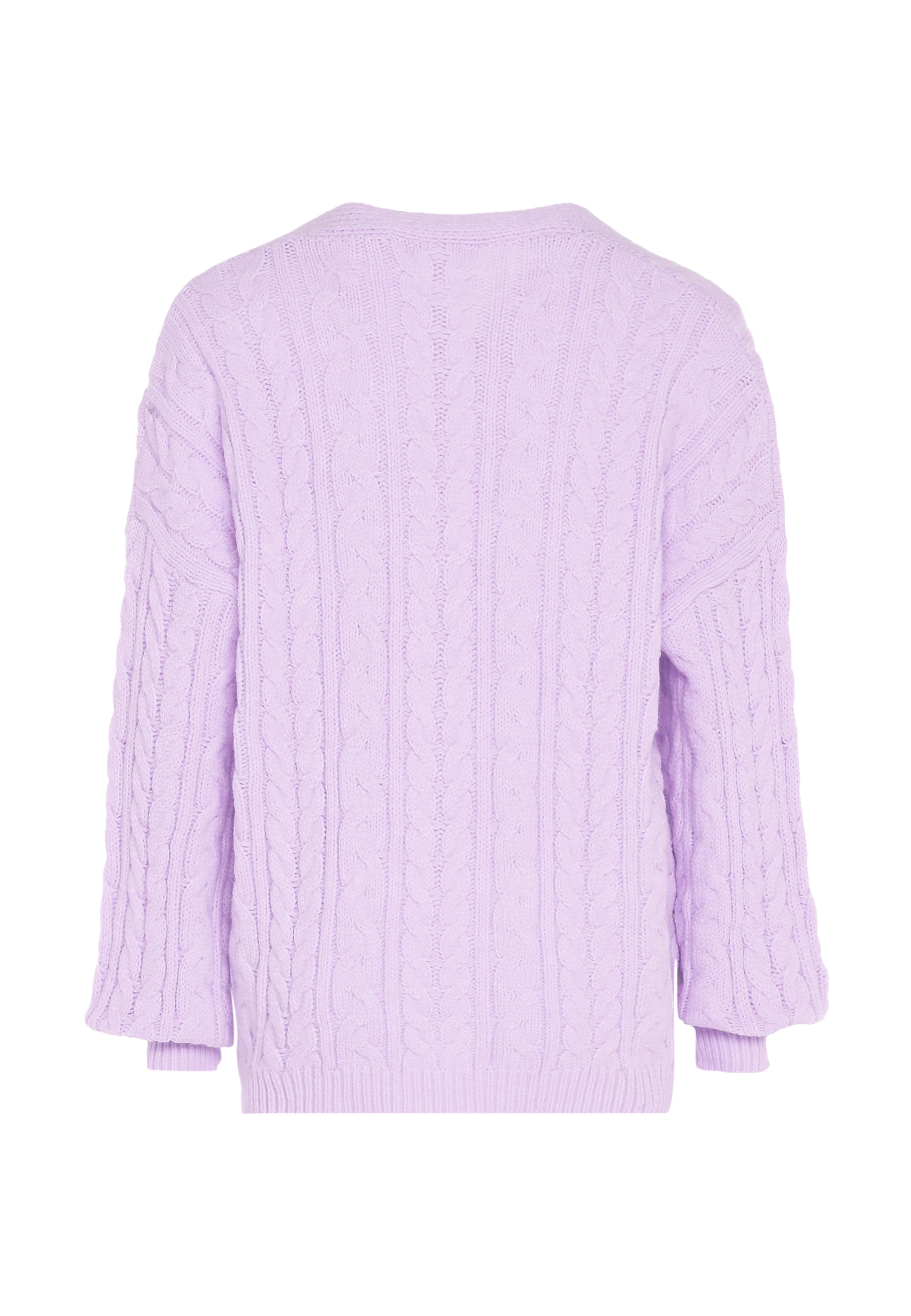 aleva - Casaco de malha em roxo