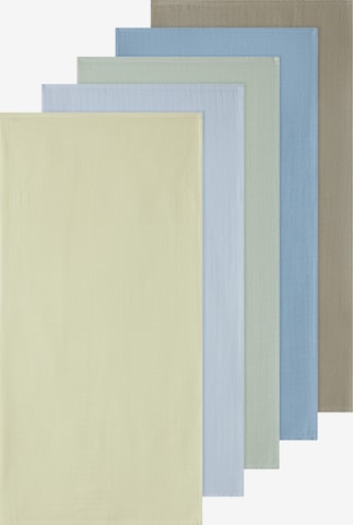 NAME IT - Fraldas 'NBNOHAPPY' em azul: frente