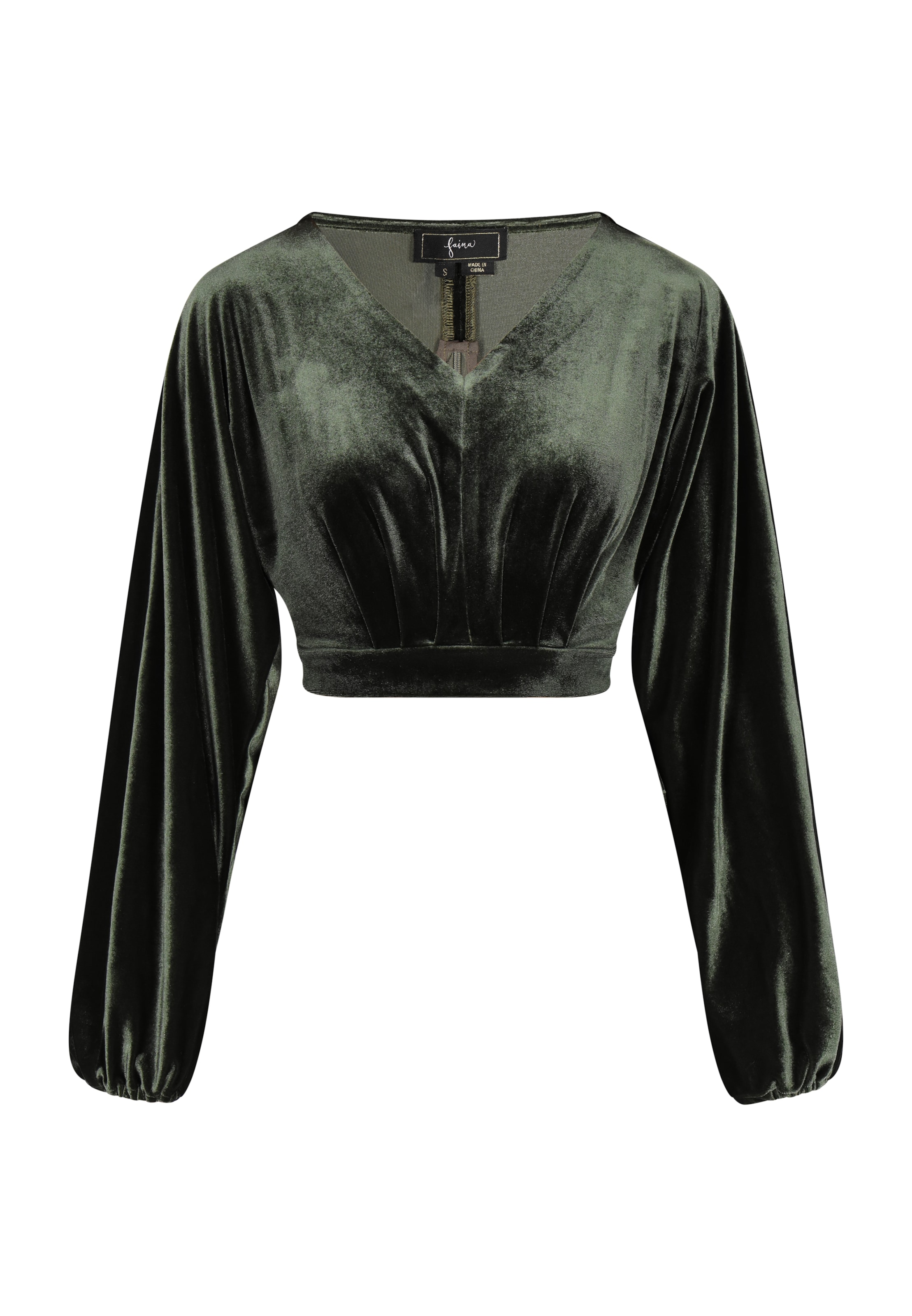 faina Blouse in Green: front