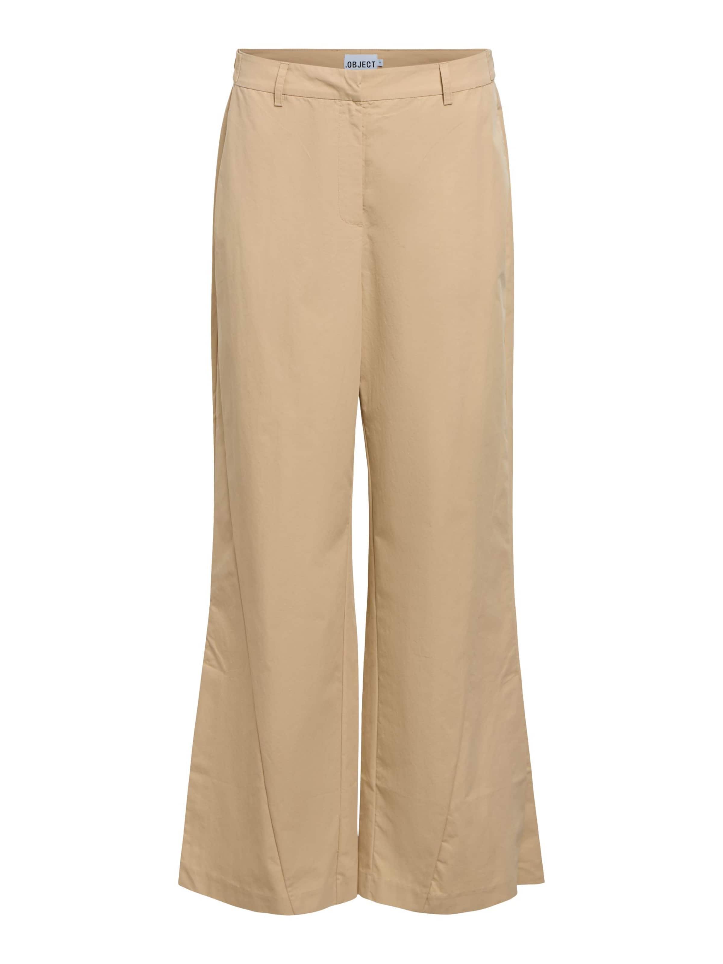 OBJECT regular Bukser i beige: forside