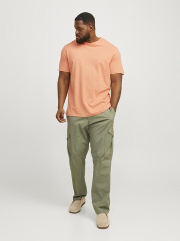 Jack & Jones Plus - Camiseta 'JJEBradley' en naranja